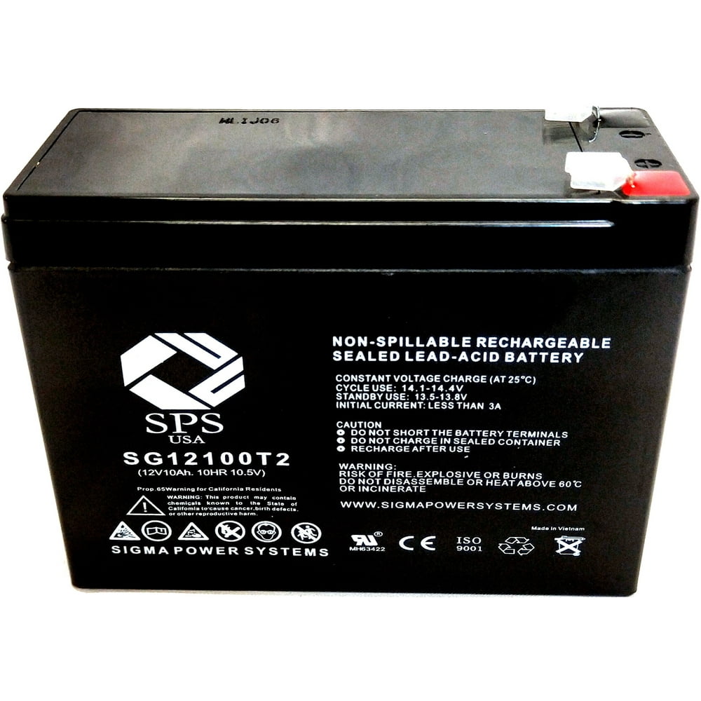 SPS Brand 12V 10Ah Replacement Battery for Dynacraft Surge Camo Mega