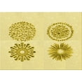 thumbnail image 1 of Ahgly Company Machine Washable Indoor Rectangle Transitional Orange Gold Area Rugs, 2' x 3', 1 of 7