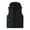 Black, variant on Winter Vest for Men Sleeveless Hooded Jackets Drawstring Zip up Coats with Pockets Cozy Soft Outerwear
