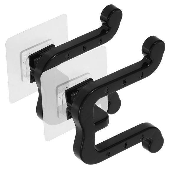 2 Pcs Plastic Living Room Shoe Rack Bathroom Storage No Punching Slipper Organizer