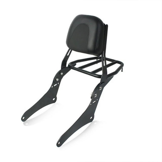DYNWAVECA Motorcycle Sissy Bar Backrest, Detach Sissy Bar Backrest, with Luggage Rack Passenger Backrest and Cargo Rack, for cm500
