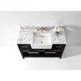 thumbnail image 6 of Ancerre Designs Hayley 48" Farmhouse Wood Bathroom Vanity Set in Black Onyx, 6 of 17