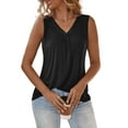 thumbnail image 6 of a.Jesdani Summer Womens Plus Size Tank Tops V Neck Casual Flowy Sleeveless Shirts Blouse m-4x, 6 of 6