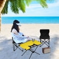 thumbnail image 6 of Outdoor Folding Table Portable Picnic Camping Table For Garden Fishing Beach A Cute Black Cat, 6 of 7