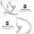 thumbnail image 2 of KAKOWELY 2Pcs Alloy Knitting Rings Multi-function Crochet Rings DIY Knitting Tools Braided Knitting Rings,0.79X"X0.79"X0.59", 2 of 5