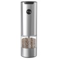 thumbnail image 1 of Pequeño Molinillo Portátil One Touch Coffee Grinder Sal Y Pimienta 1/2 PCS Operada Transparente Ajustable para Acampar BBQ, 1 of 9
