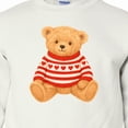 thumbnail image 3 of Inktastic Vintage Teddy Bear in Heart Sweater Youth Sweatshirt, 3 of 4