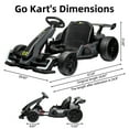 thumbnail image 6 of 24V Kids Go Kart,300W Powerful Electric Drift Kart Car with Adjustable Seat, 6 of 6