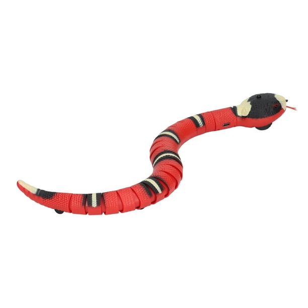 Juguete Para Gato Serpiente, Cola Oscilante, Juguete De Serpiente Con Control Remoto, Carga USB, Movimiento Flexible Para Truco
