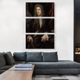 thumbnail image 2 of ARTCANVAS Portrait Of a Gentleman Canvas Art Print by Nicolaes Maes - Size: 60" x 40" (1.50" Deep) (3-Piece), 2 of 9