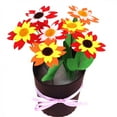 thumbnail image 3 of Potted Bouquet Fabric Kit Non-Woven Cloth Diy Sewing, 3 of 8
