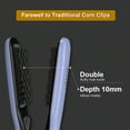 thumbnail image 3 of JINRI Volumizing Hair Iron, Pumped-Up Volume, Adjustable Temp, 360 Â° Tail Rotation, Lasting Hair Volume, for Short Or Thin Hair, Purple, 3 of 9