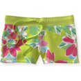 thumbnail image 1 of Aeropostale Womens Floral Design Athletic Sweat Shorts, Verde, Small Aeropostale Sudor, 1 of 1