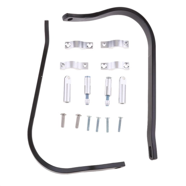 2 Piezas De De Protección Para Motocicleta De Manillas Protectoras Universal Chopper Cruiser Negro DYNWAVEMX Protectores de manillar