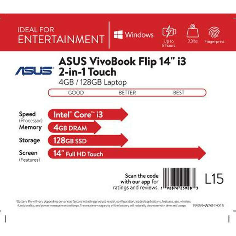 Caisse Enregistreuse Tactile Tablet Pc ASUS VivoBook Flip Neuve