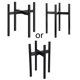 thumbnail image 1 of Metal Plant Stand Adjustable Width Flower Pot Holder Shelf Garden Planter Rack, 1 of 5