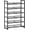 Black, variant on Shoe Rack, 6-Tier Metal Shoe Organizer, Tall Shoe Rack for Closet,entryway,Garage, with Adjustable Flat or Angled Shelves, Holds 18-24 Pairs,Shoes that can accommodate The Whole Family.