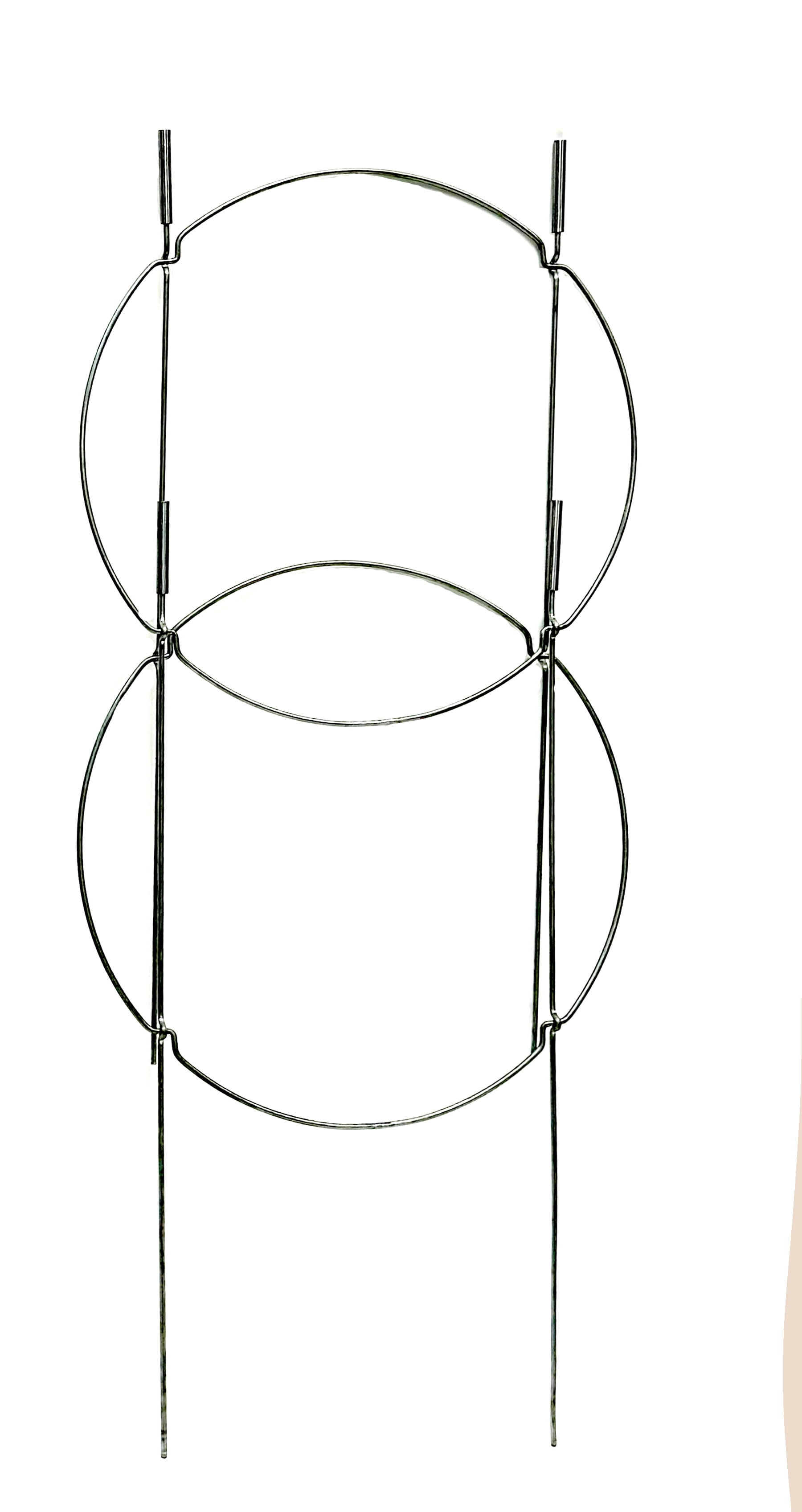 Glamos Wire 30 inch Stackable Collapsible Heavy Duty Plant Support 2 Pack