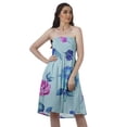 thumbnail image 1 of Moomaya Robes Tube Top pour Femmes Robe d'Été de Plage Poly Crêpe Décontractée Robe d'Été, 1 of 4