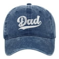 thumbnail image 3 of Mens Hat Cute Navy Baseball Caps Happy Camper, 3 of 3