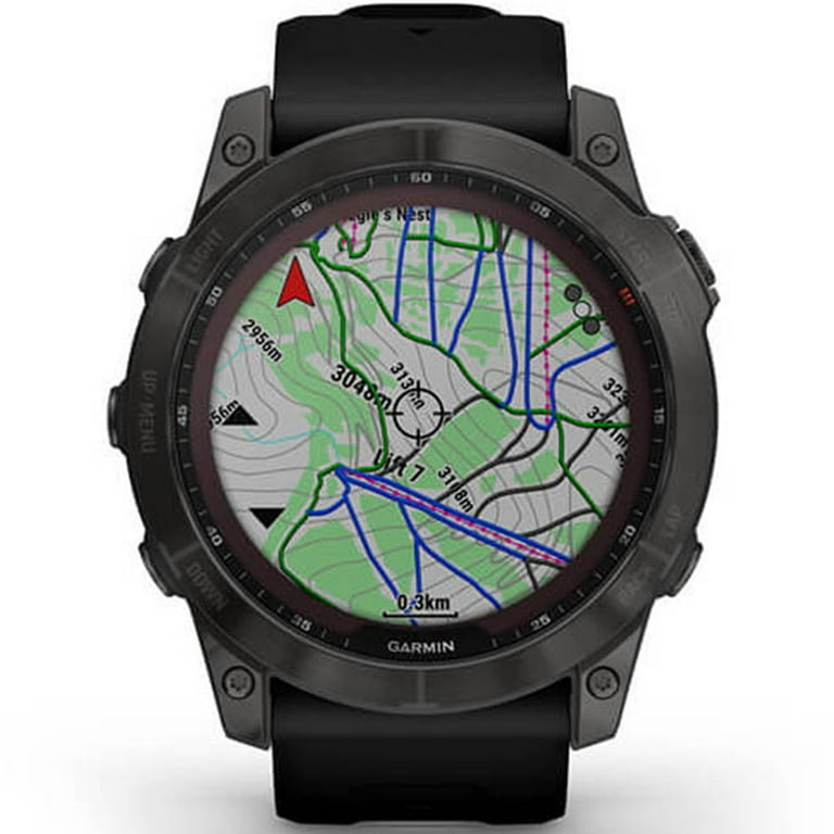 Garmin 010-02541-10 Fenix 7X Sapphire Solar Smartwatch Carbon Gray