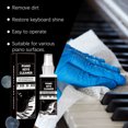 thumbnail image 4 of GWAAMB Piano Keys Cleaning Agent To Removes Stains Protection Mild Cleaning Multi-function Keyboard Cleaning Spray to Preserve Plastic, Ivory, & Wooden Keys 100ml, 4 of 9
