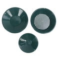 thumbnail image 2 of Gold Panning Pan, Easy Operation Lightweight 3PCS Green Round Gold Pan Kit  for Mineral Extraction, 2 of 7