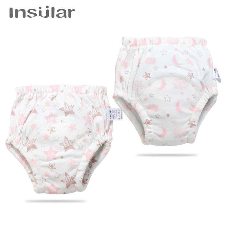 Insular 2 Pcs Training Pants Underwear 6 Layers Breathable Cotton Toddler  Potty Training Underwear 