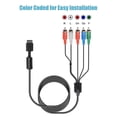 thumbnail image 3 of Ypbpr para PS2 / Slim HDTV-Ready TV HD Componente AV Cable 5 Hilos 6 Pies Negro, 3 of 5