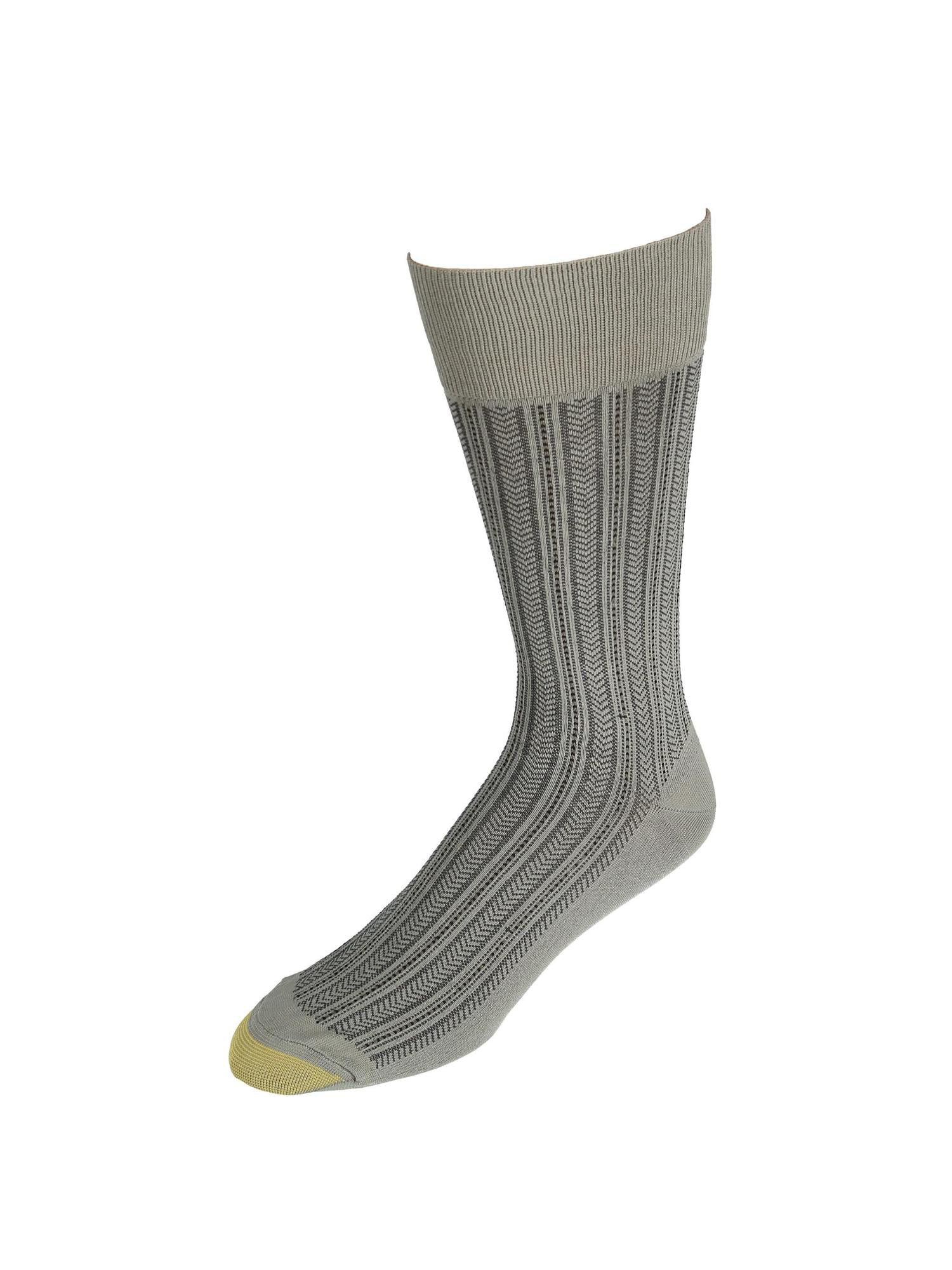 New Gold Toe Men's Moisture Control Manhattan Dress Socks 3 Pair Pack
