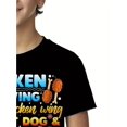 thumbnail image 4 of Camiseta informal de cuello redondo para niños con estampado de comida de verano, tejido de punto de algodón suave y transpirable, lavable a máquina, corte estándar para niños y niñas, ideal como re, 4 of 5