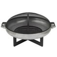 thumbnail image 3 of Real Flame La Porte 37" Round Wood Burning Steel Fire Pit in Rust Brown, 3 of 11