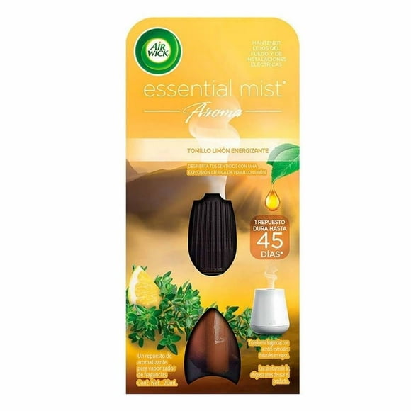 Repuesto de vaporizador de fragancias Air Wick Essential Mist tomillo limón energizante 20 ml