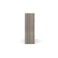 thumbnail image 4 of Tot Mate 5-Section Wood Floor Locker, Preschool Classroom Furniture, 46"W x 15"D x 37.5"H, Gray, RTA, 4 of 5