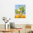 thumbnail image 2 of ERAPDAUR Lemon Watercolor Painting Wall Art Lemon Tree Window Landscape Painting Gift Retro Art Preppy Style Canvas Poster Print for Home Bathroom Bedroom Living Room Wall Decor Art 16x20 in, 2 of 5
