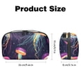 thumbnail image 5 of Jellyfish USB Cable Organizer Charger Pouch Hard Drive Cases Oxford Cloth Digital Storage Bag 5.9x9.44x3.14 in Waterproof Electronics Accessories Case, 5 of 6