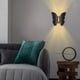 thumbnail image 1 of Aplique de pared para exterior | Aplique LED moderno en blanco o negro mate para patio, porche y pasillo | Resistente a la intemperie IP65, blanco cálido de 3000 K, 660 lúmenes | Fácil montaje para, 1 of 7