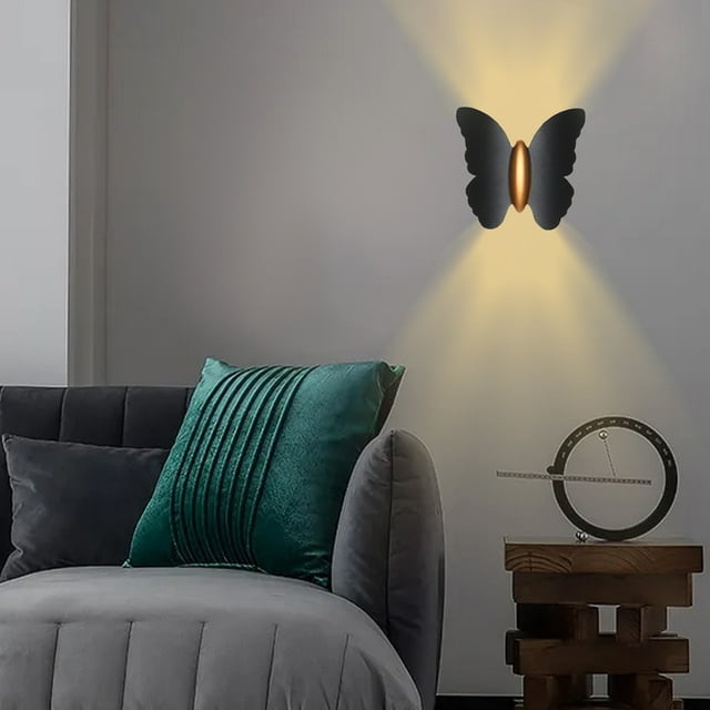 COFEST Modern Outdoor Wall Light, Black Die-Casting Aluminium with High-Temperature Baking Paint, Weatherproof IP65 Design for Outdoor/Indoor Use Black