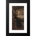 thumbnail image 2 of Charles Frederick Ulrich 9x14 Black Modern Framed Museum Art Print Titled - The Wood Engraver (1882), 2 of 5