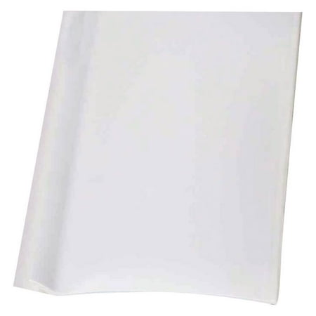 M-D 75697 Wall Base, 48 in L x 2-1/2 in W, Vinyl, White