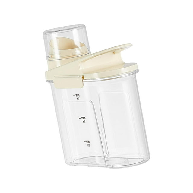 yuksok Rice Container Kitchen Organization Cereal Container for Flour Rice Pet Food Cream 2L