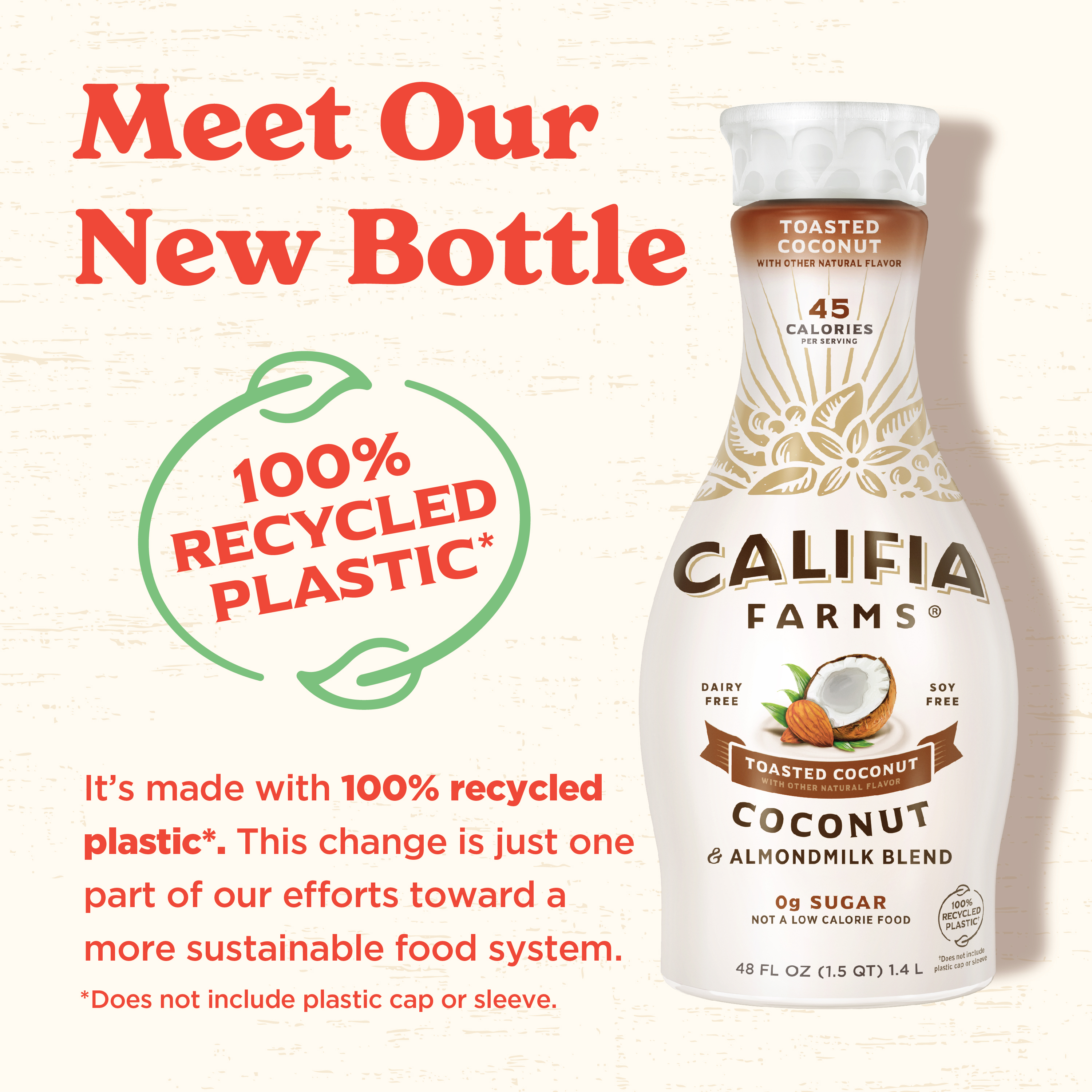 Califia Farms Toasted Coconut Almond Milk 48 Fluid Ounces - image 4 of 9