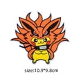 thumbnail image 3 of Parches de dibujos animados de Pokemon para ropa, pegatinas de Ash Pikachu Charizard Eevee, parche artesanal, insignia decorativa, apliques de tela, 3 of 4