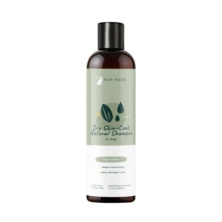 UPC: 0854362006558 | kin+kind Dog Shampoo for Dry Itchy Skin and Coat Relief – Safe Natural Formula with Olive Oil Coconut Oil Cedarwood – Made in the USA – Dog Grooming Puppy Supplies and Dog Accessories(12 fl oz)