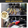thumbnail image 6 of 30Pcs Fit for 5/16" Tube OD Brass Compression Sleeve Ferrules Brass Compression Tube Fitting for Water Oil Air Pipe, 6 of 6