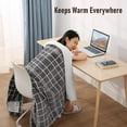 Maxkare Electric Heated Blanket Throw 6 Hour Auto Off and 4 Heating
