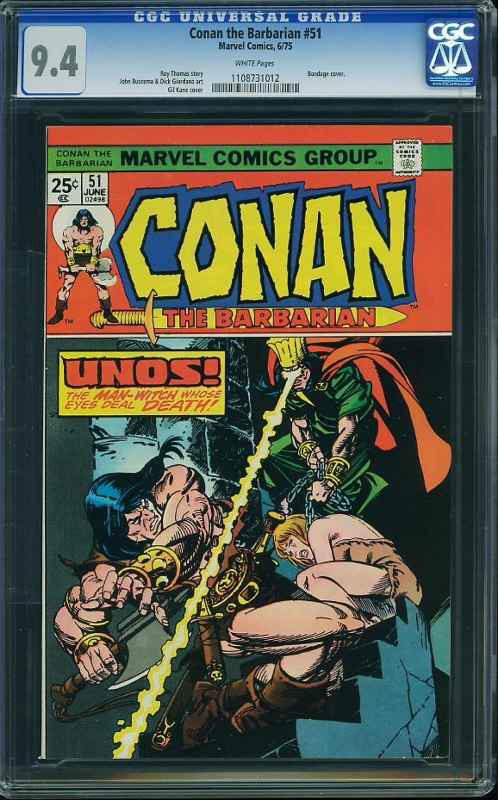Cover of Conan the Barbarian #51