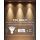 thumbnail image 2 of 7W GU10 LED Bulbs Warm White, AC/DC 12V GU10 LED Spotlight Bulb 650lm 50W 70W MR16 GU10 Halogen Bulbs Equivalent 3000K Warm White, 2 of 5