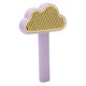 thumbnail image 2 of Cepillo de aseo para gatos, cepillo de limpieza automática para quitar el pelo de mascotas, para perros y gatos de pelo largo y corto, color morado, 2 of 5