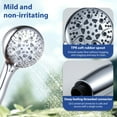 thumbnail image 6 of FEELSO Handheld Showerhead for Bathing 8 Spray Modes Stainless Steel High Pressure Shower Head, Chrome with 59" Hose, 6 of 11